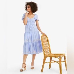 New with tags Emily Embroidered Dress